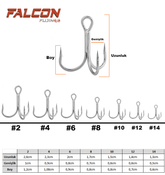 Fujin Falcon Süper Anti-Rust Üçlü İğne